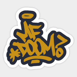 mf doom Sticker